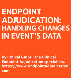 Handling changes in patient data during the Adjudication study: it is not carved in stone